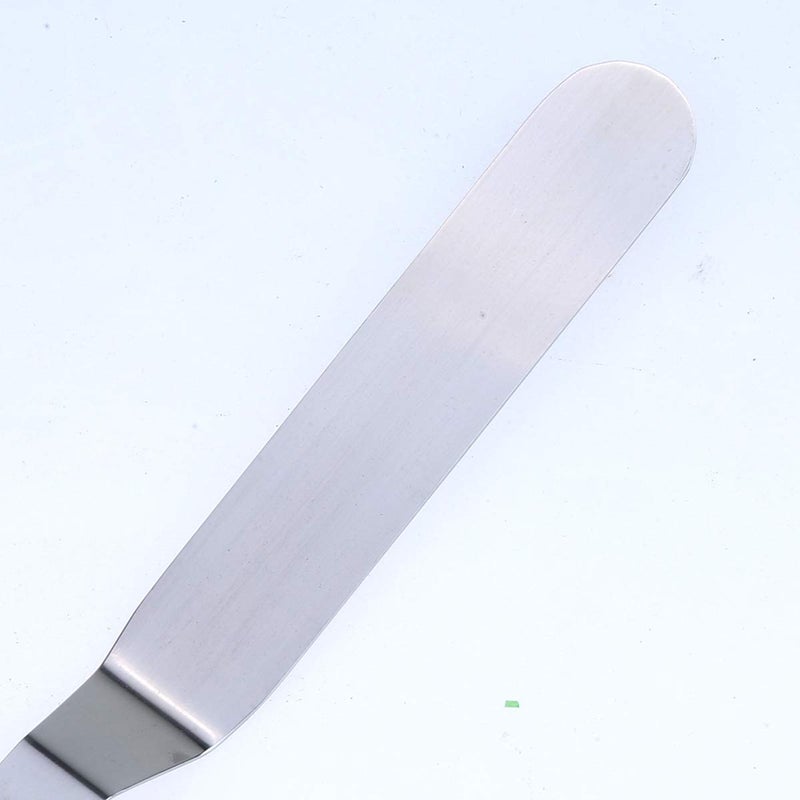 Szxc Small Baking Spatulas Set - 2 Offset & 1 Straight Icing Spatula - 4.5 inch Stainless Steel Blade - Angled Cake Decorating Frosting Spatulas - Green - Image 3